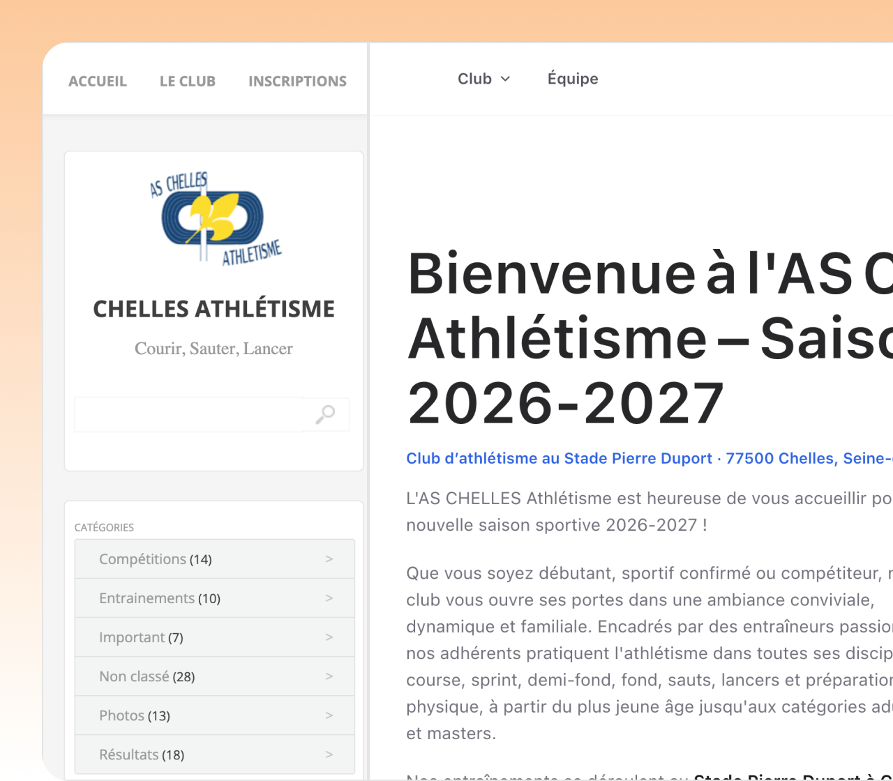 Aperçu d’un site web modernisé après sa refonte